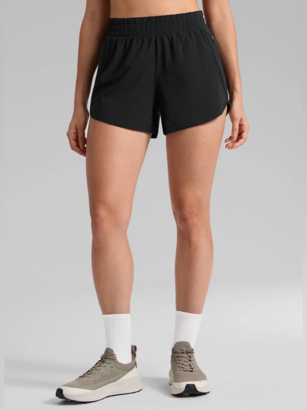 Feathery-Fit Soft High Rise Lined Shorts 3'' - Picture 1 of 7